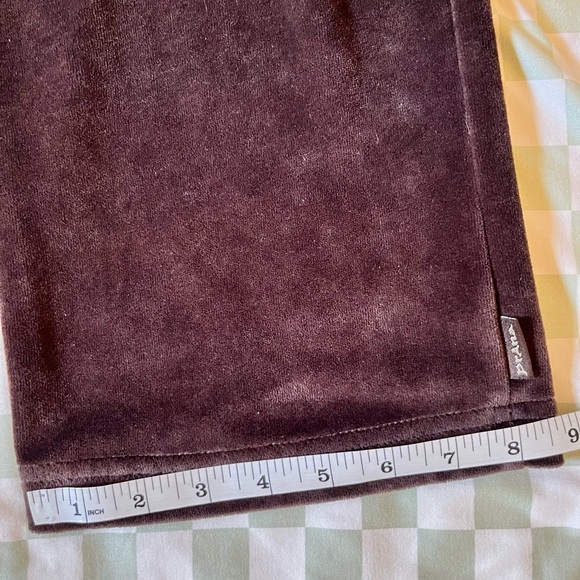 Vintage Prana Brown Velour Matching Track Suit Set - Picture 10 of 16